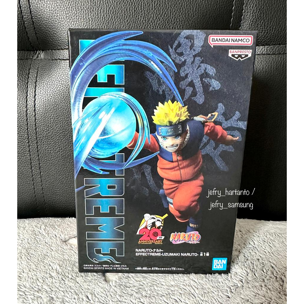Naruto Uzumaki Effectreme Figure Original Banpresto Bandai Namco Japver MISB Hadiah Koleksi Mainan A