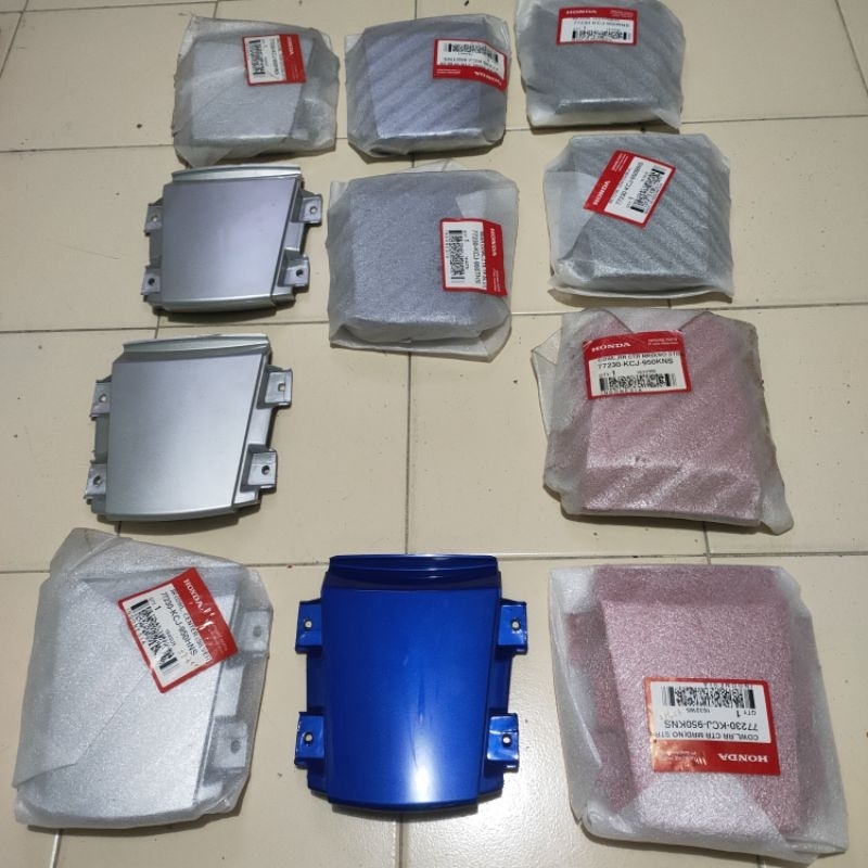 COVER TAIL TIGER 2000 TILAM SILVER BIRU HITAM MERAH NOS ORIGINAL AHM