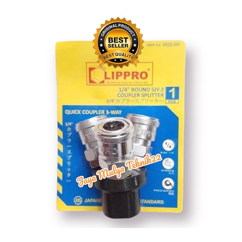 LIPPRO COUPLER 3 CABANG - QUICK COUPLER 3 WAY LIPPRO