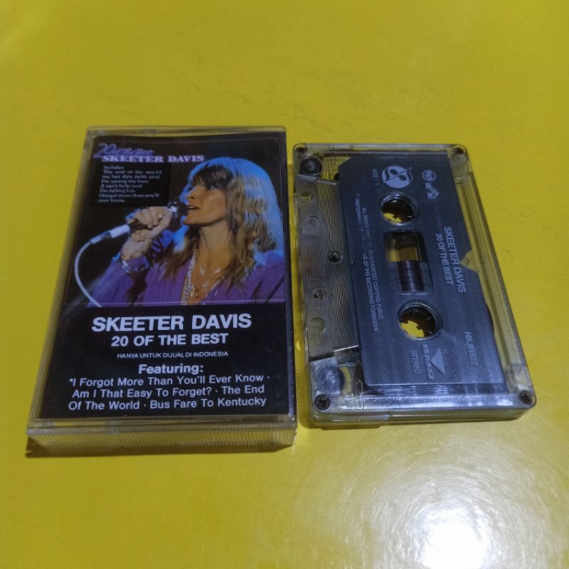 Kaset SKEETER DAVIS 20 Of The Best