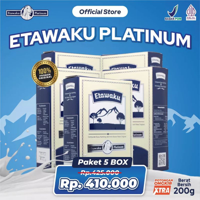 

Etawaku Susu Etawa Atasi Asma 5 box