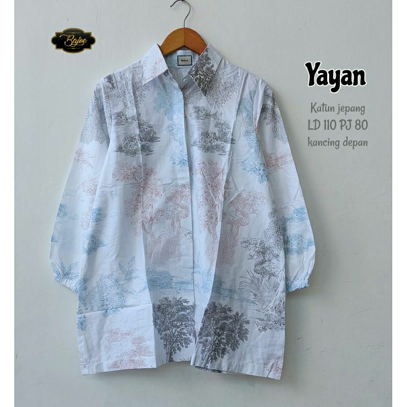 YAYAN KEMEJA BAHAN KATUN JEPANG