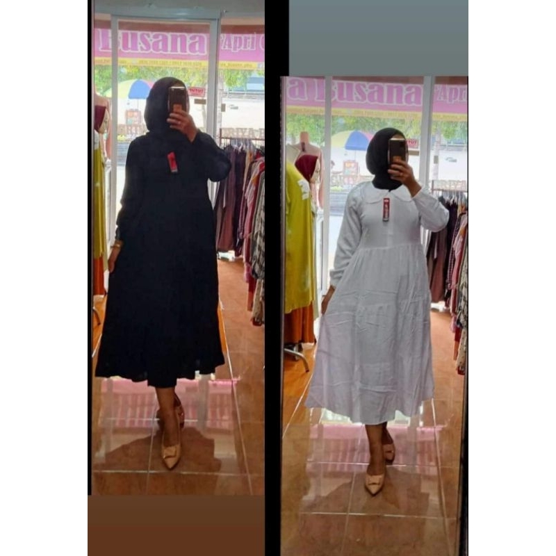 ALYCIA MIDI DRESS/MIDI DRESS POLOS KATUN TWILL PREMIUM