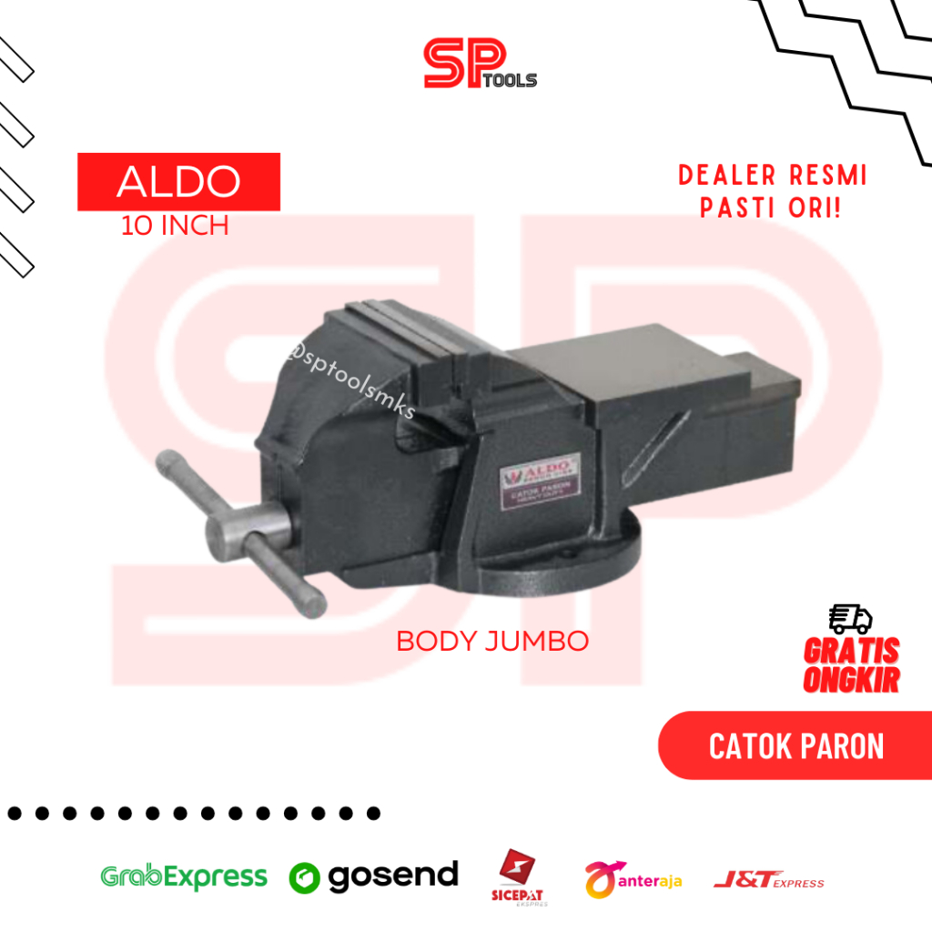 CATOK PARON / CATOK MEJA RAGUM BODY BESAR JUMBO 10" 10 INCH ALDO
