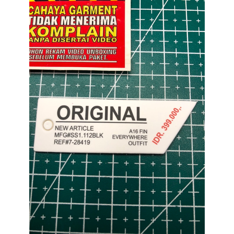 

ORIGINAL TAG PREMIUM CO 1X DI KIRIM 600PCS