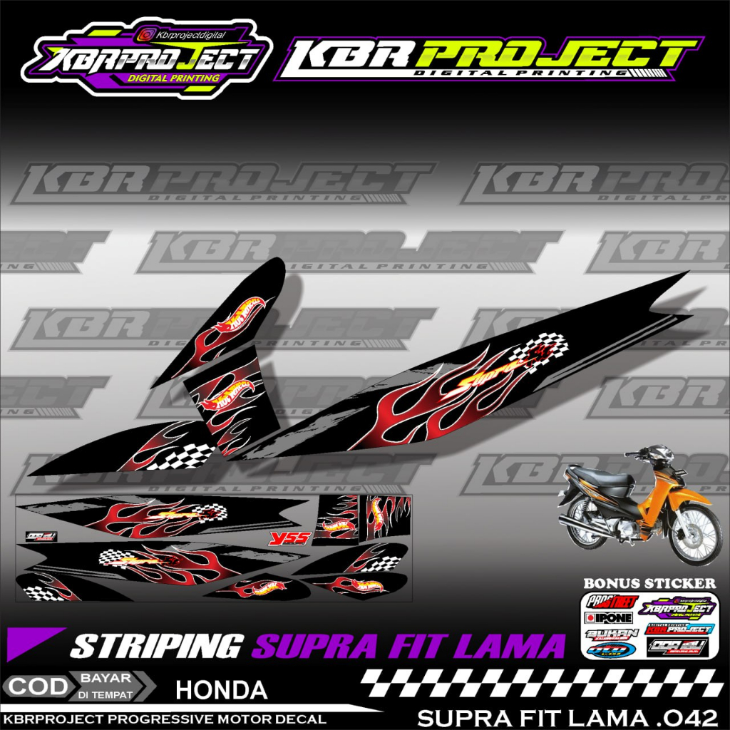 SUPRA FIT LAMA STIKER STRIPING PREMIUM MOTOR PREMIUM KEREN LIS VARIASI SUPRA FIT LAMA STIKER MOTOR H