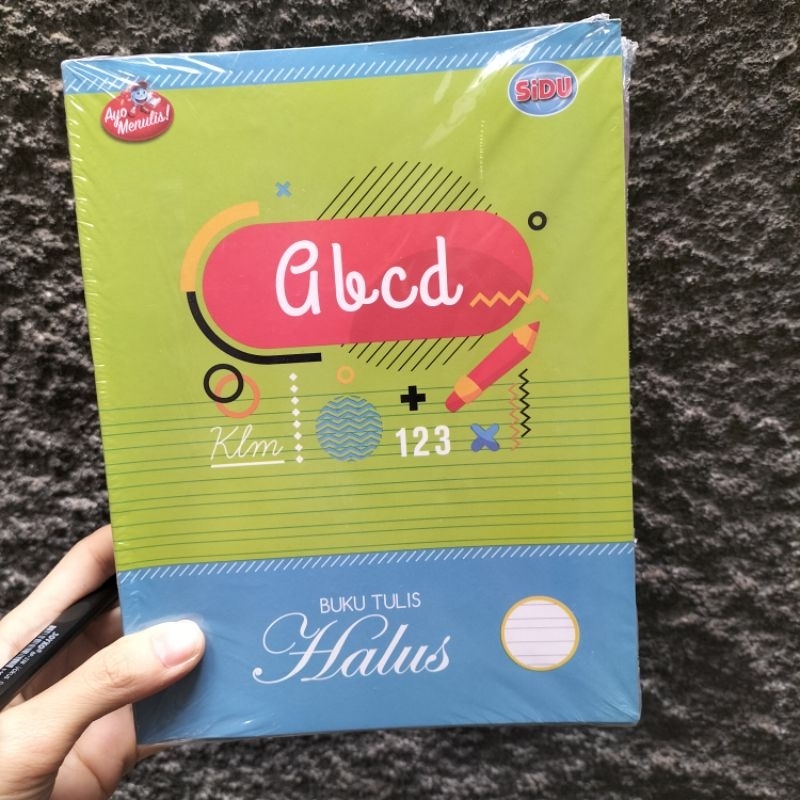 

[10PCS] Buku tulis halus SIDU/ Buku tulis tegak bersambung