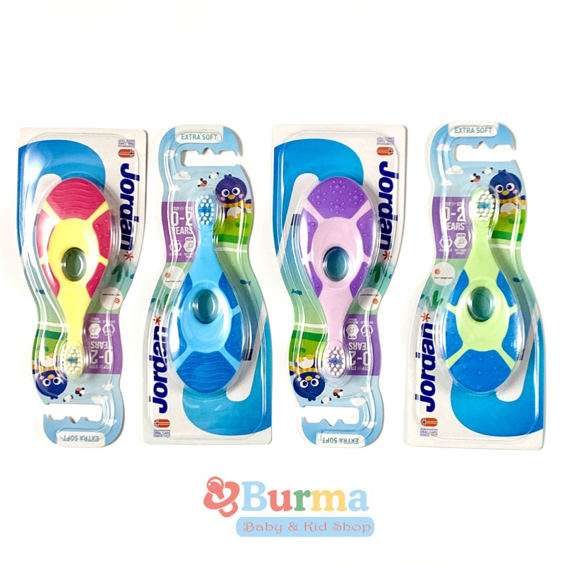 Jordan toothbrush step 1 usia 0-2 tahun - sikat gigi bayi