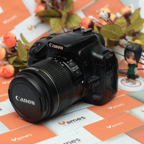 Canon 400D Lensa 18-55mm Kamera DSLR Normal