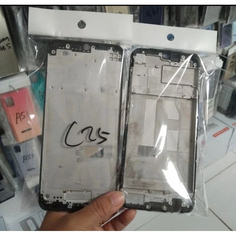 FRAME TATAKAN LCD TULANG LCD MESIN REALME C25 NARZO 20 NARZO 50A ORIGINAL