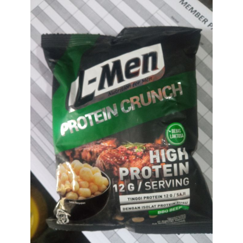 L-Men Protein Crunch Makanan Snack Tinggi Protein