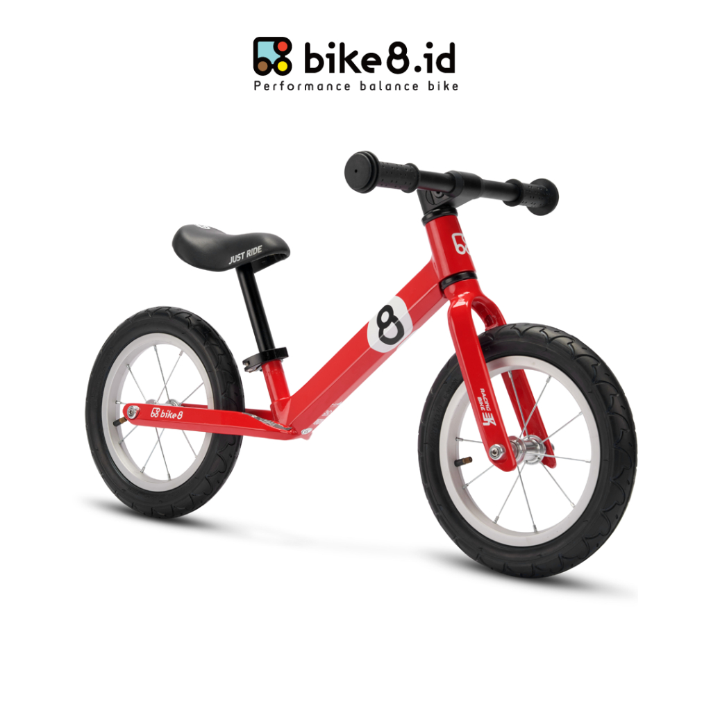 BIKE8 Racing Balance Bike / Push Bike - Sepeda Anak - Red