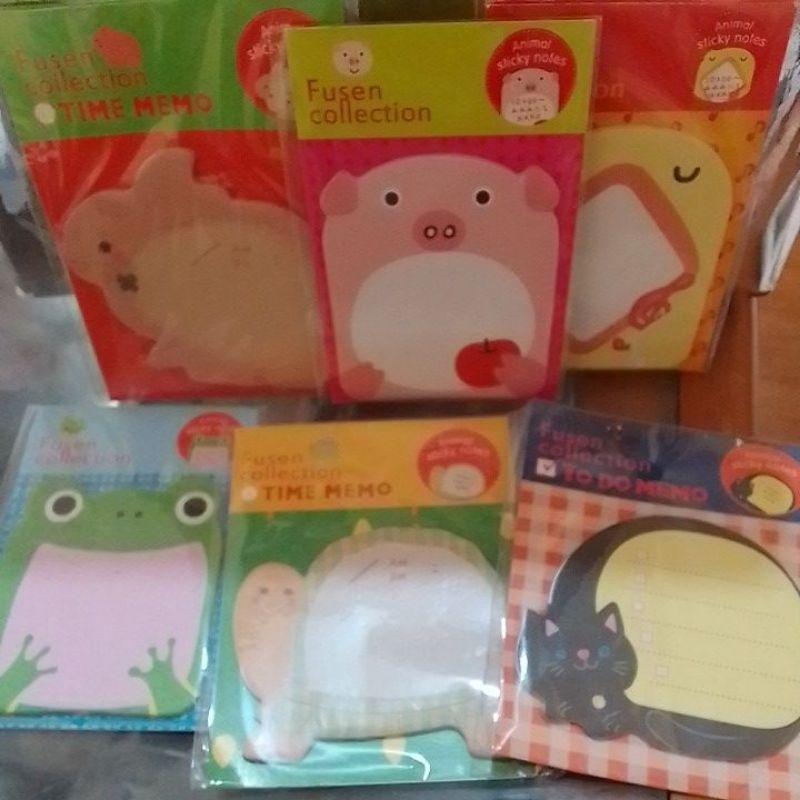 

aninal sticky notes memo karakter lucu unik