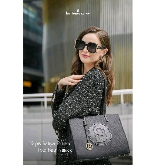 Aaliya Tote Bag Tapis Black by BS