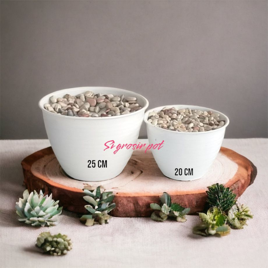 {afbk}BATU POT TAWON , POT PIRUS +  BATU ALAM pot hias pot batu batu alam pot plastik pot bunga