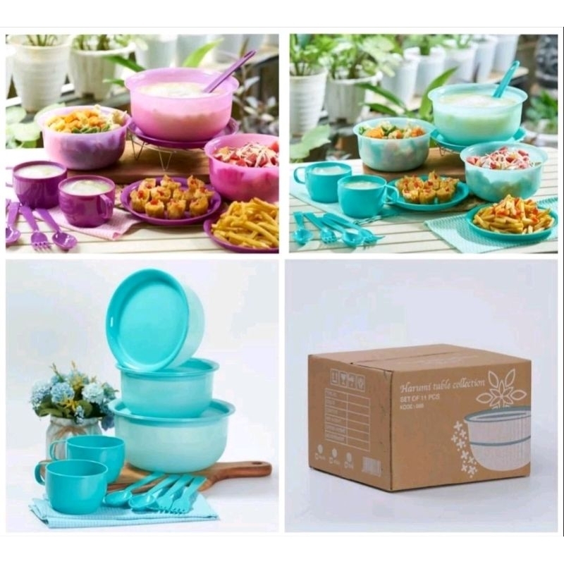 11 PCS HARUMI SET ( SET HARUMI TABLE COLLECTION)