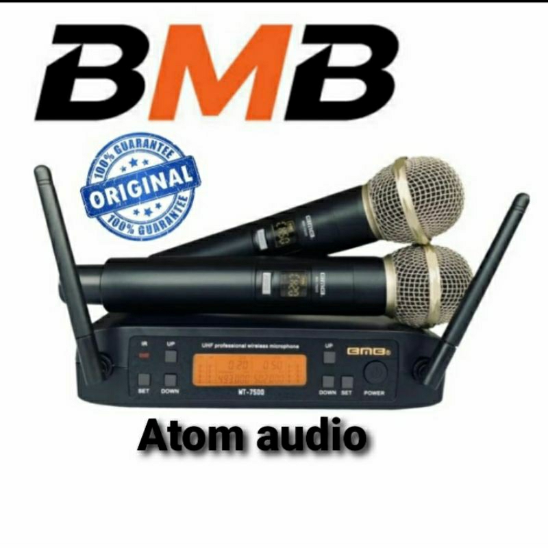 BMB WT-7500 MIC WIRELESS ORIGINAL