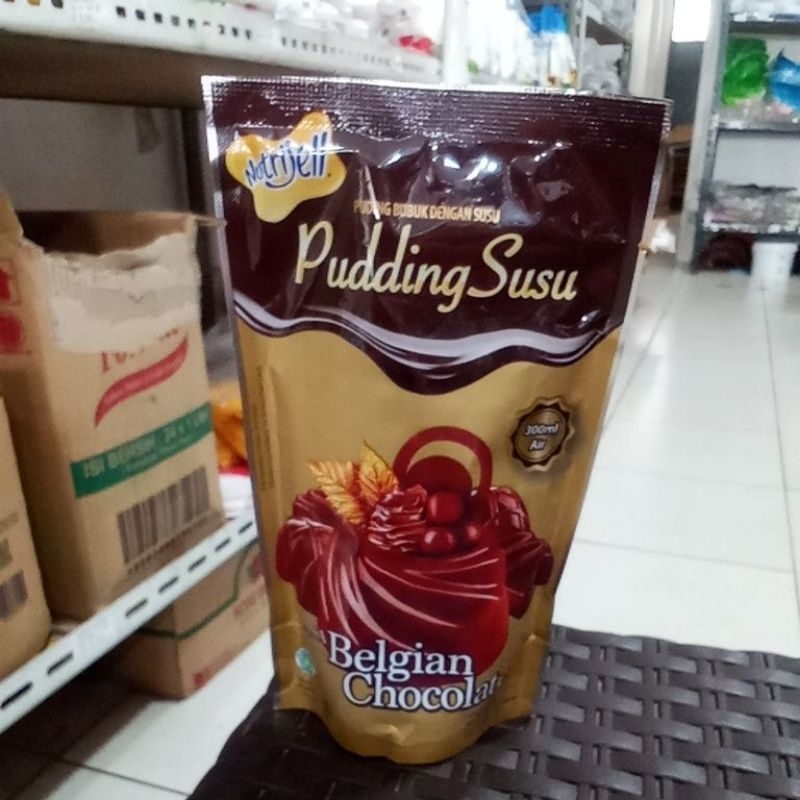 

nutrijell puding rasa coklat belgian