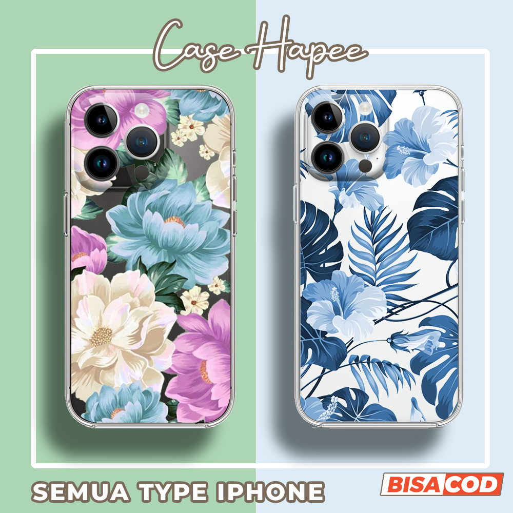 Case Iphone X XS XR Case Hp Iphone X XS XR Casing Iphone X XS XR [FLWR] Premium CASE HAPEE Casing Hp
