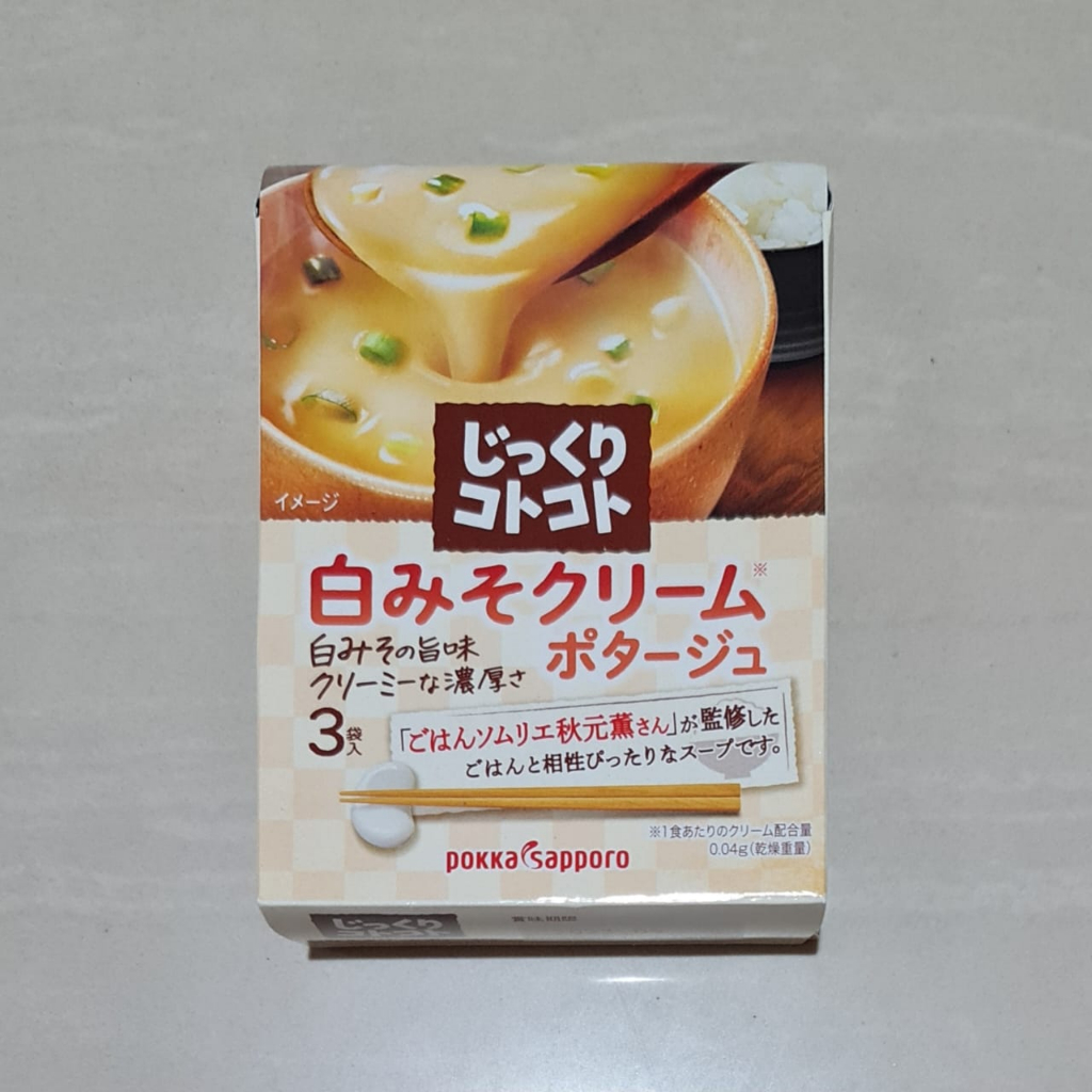 

Pokka Carefully Kotokoto White Miso Cream Potage 3 x 18.7 Gram