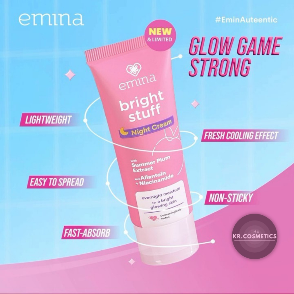 Emina Bright Stuff Night Cream krim malam 20g
