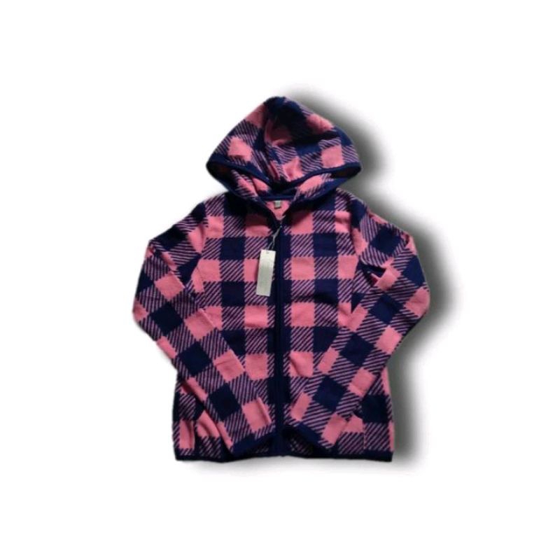 Hoodie Zipper Motif Uniqlo / Hoodie Wanita