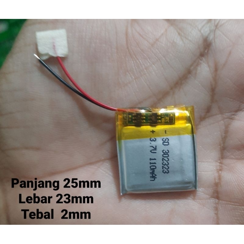 Baterai Universal 2 Kabel Tanam Mp3 Mp4 Dok Headset Wireless Speaker Bluetooth Portable Mini Mainan 