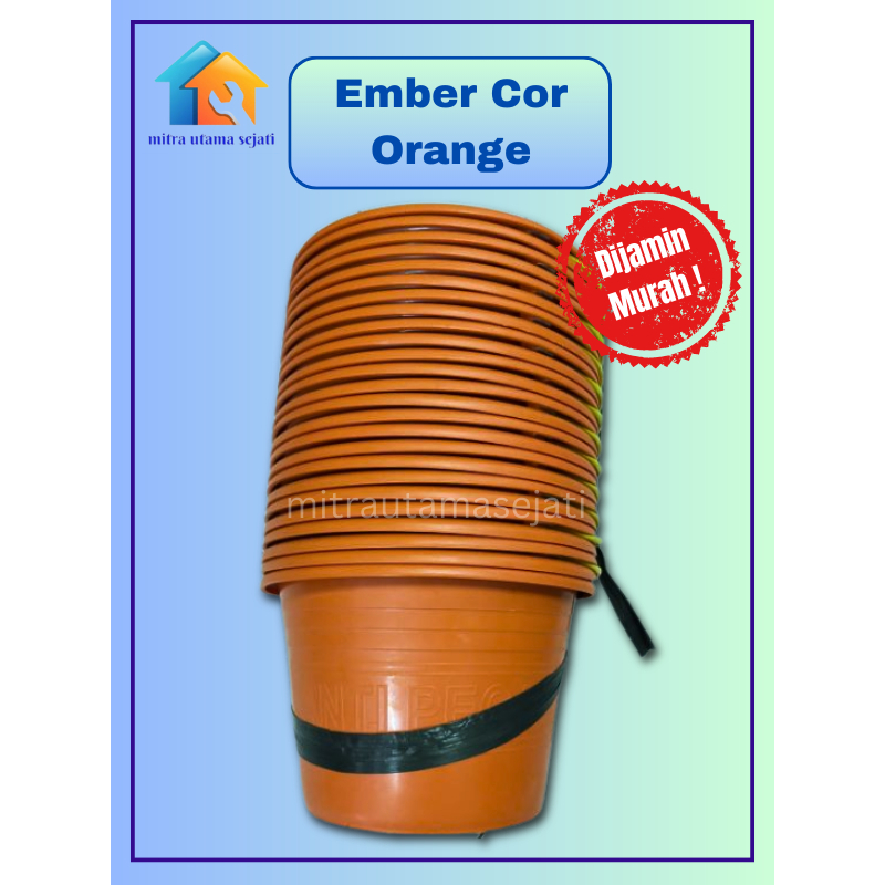Ember Cor 18 Karet Anti Pecah Orange