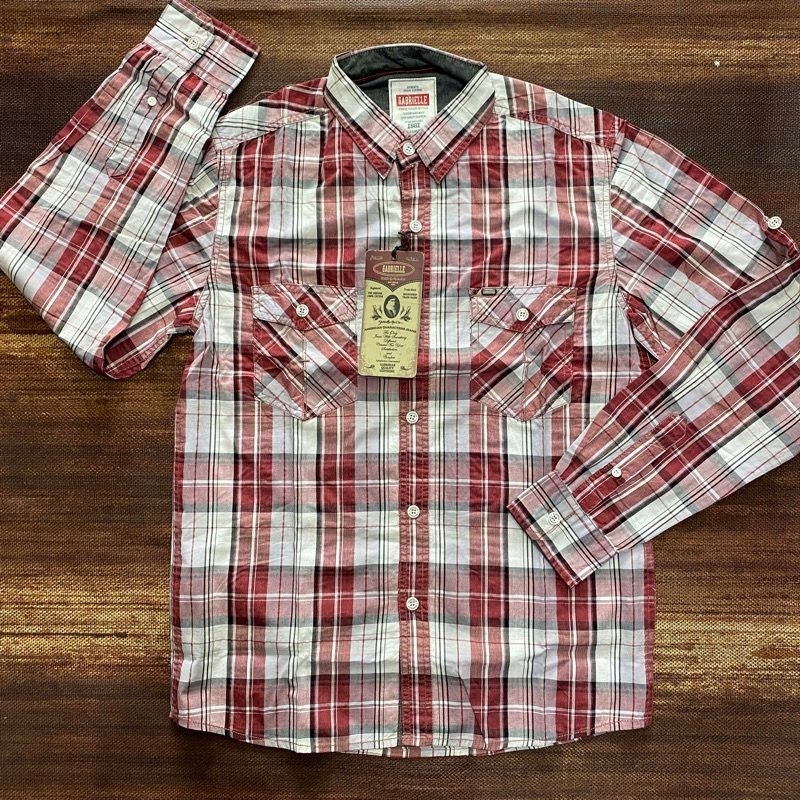 Kemeja Kotak-Kotak GABRIELLE/GAB'S Lengan Panjang SIZE "S"