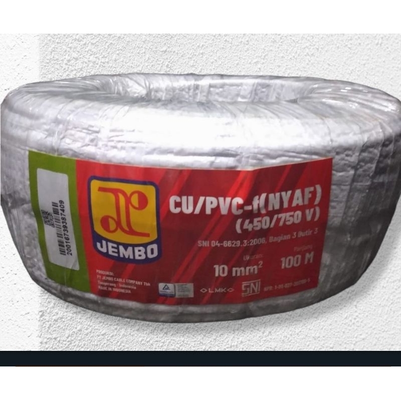 kabel jembo serabut nyaf 10mm