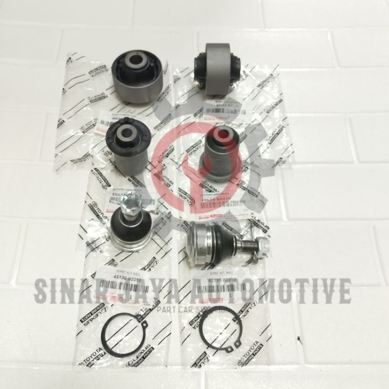 Bushing Lower Arm Besar Kecil + Ball Joint Avanza Old Xenia 2004 2005 2006 2007 2008 2009 2010 2011 