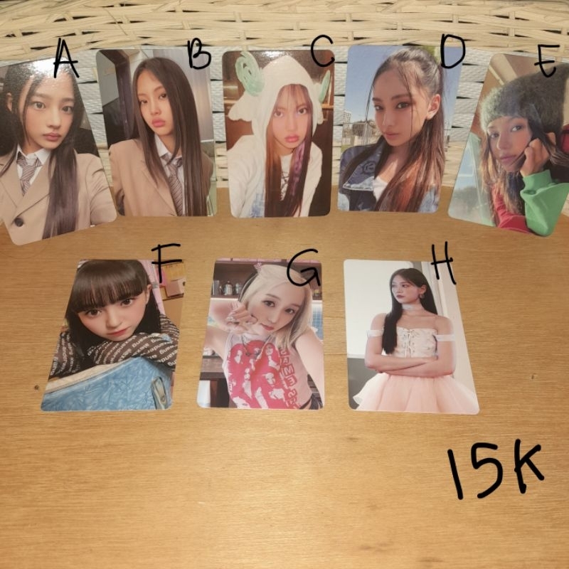 PHOTOCARD PC OFFICIAL NEWJEANS WEVERSE VER MINJI HYEIN DANIELLE KEP1ER MASHIRO HIKARU LOONA HYUNJIN 