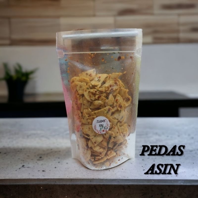 

Basreng Pedas Asin Daun Jeruk