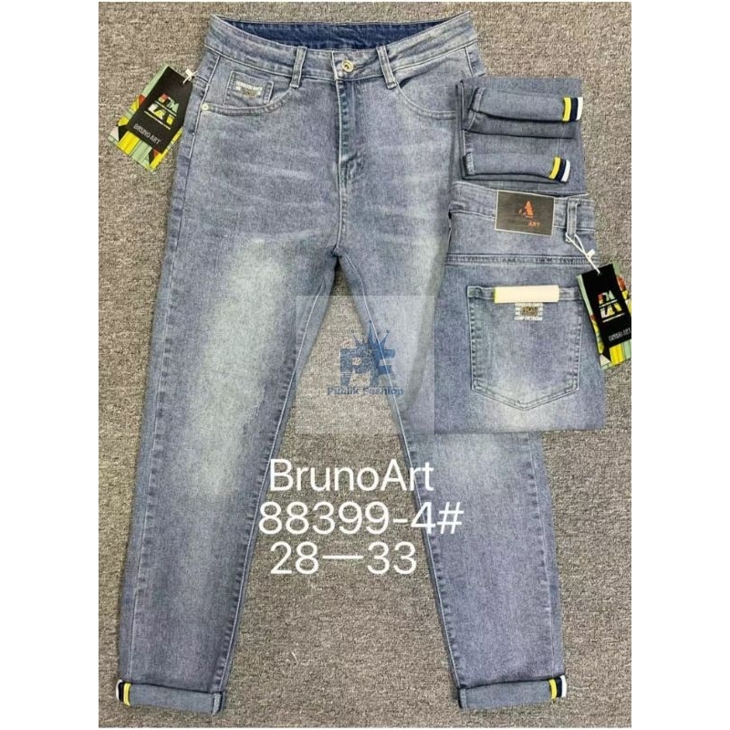 CELANA PANJANG JEANS MELAR DISTRO KEREN BAGUS ORIGINAL BRUNO ART KUALITAS IMPORT