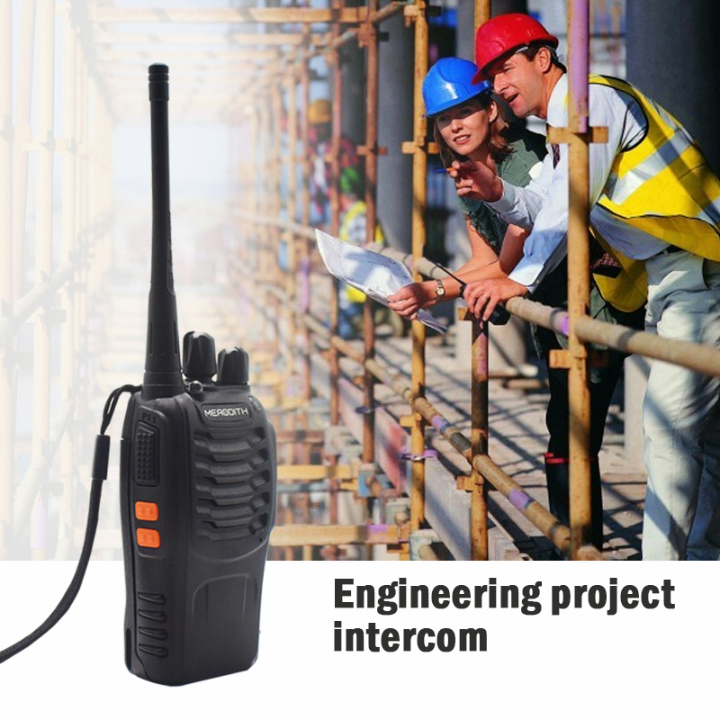 HT Handy Talky MERODITH888S Radio Komunikasi Uhf Walky Talky 12 units Walkie talkie