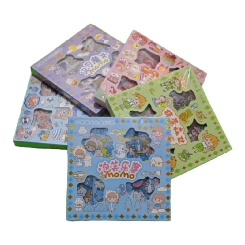 

100pcs Stiker momo anti air korea lucu