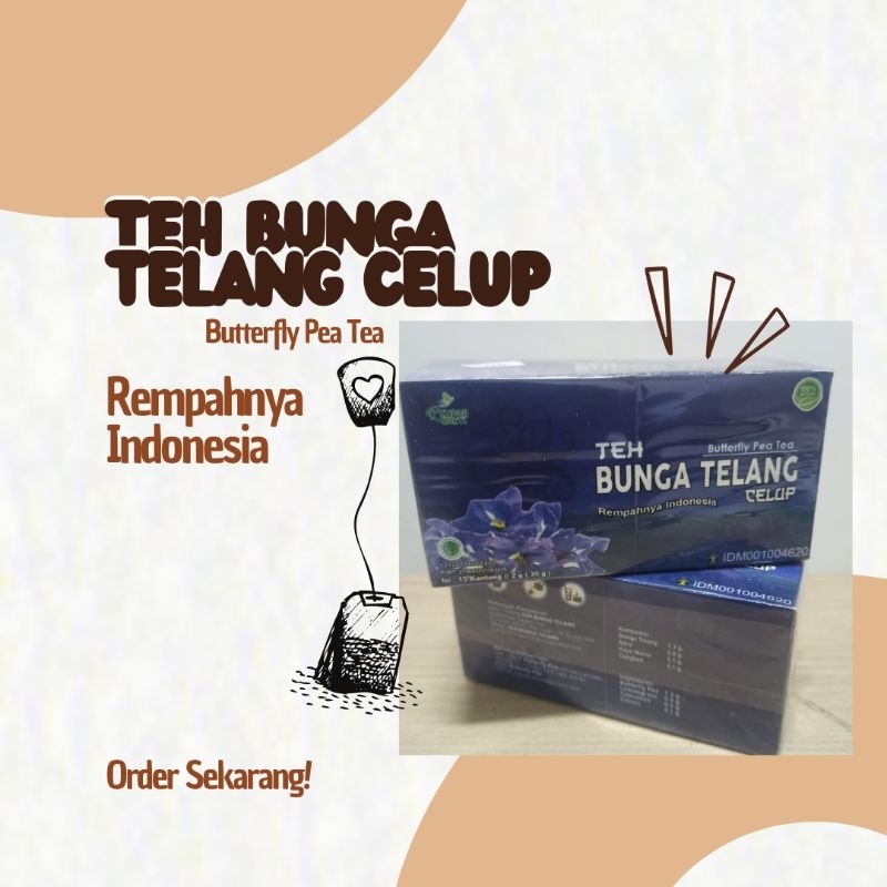 

BEST SELLER - TEH BUNGA TELANG CELUP '250 GRM