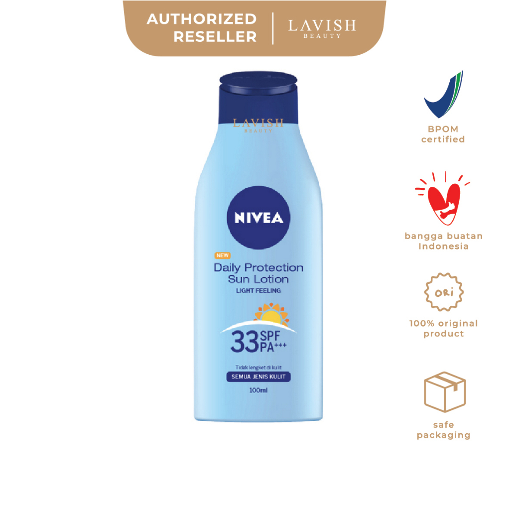 NIVEA Daily Protection Sun Lotion SPF 33 PA+++ (100ml)