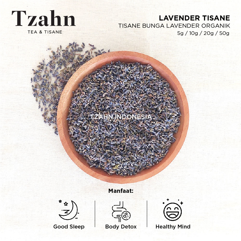 

Teh Bunga Lavender Organik / Organic Lavender Tisane Flower Tea - Tzahn Indonesia