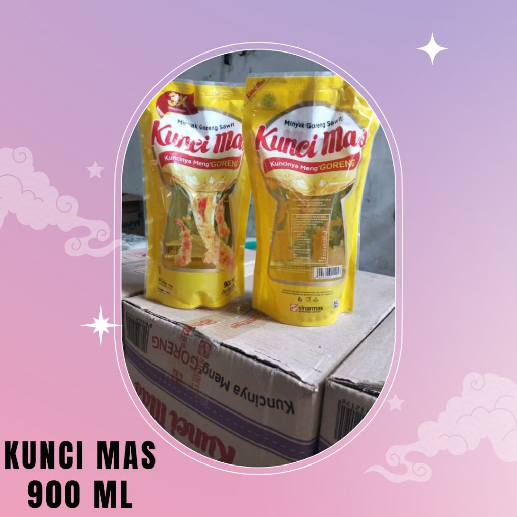 

MINYAK GORENG KUNCI MAS 900 ML