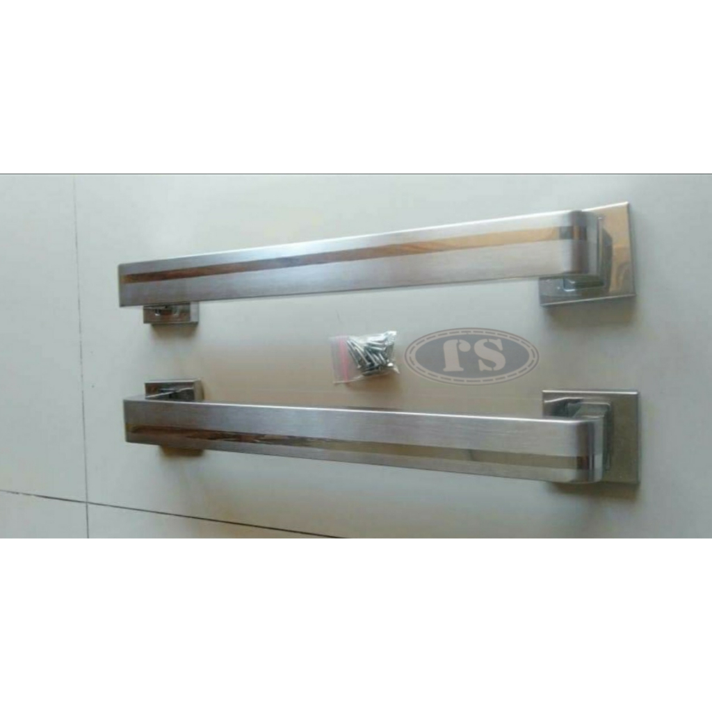 gagang pintu stainless handle tarikan pintu minimalis panjang 33cm / 45cm tarikan pintu model gawang