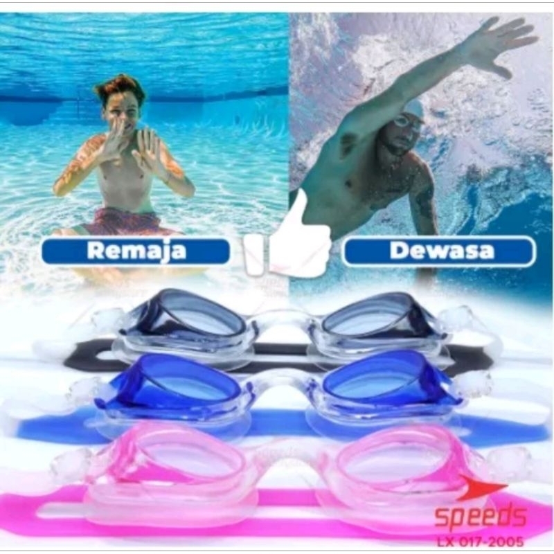 

PROMO BARANG BARU KACAMATA RENANG DEWASA SPEEDS ORIGINAL