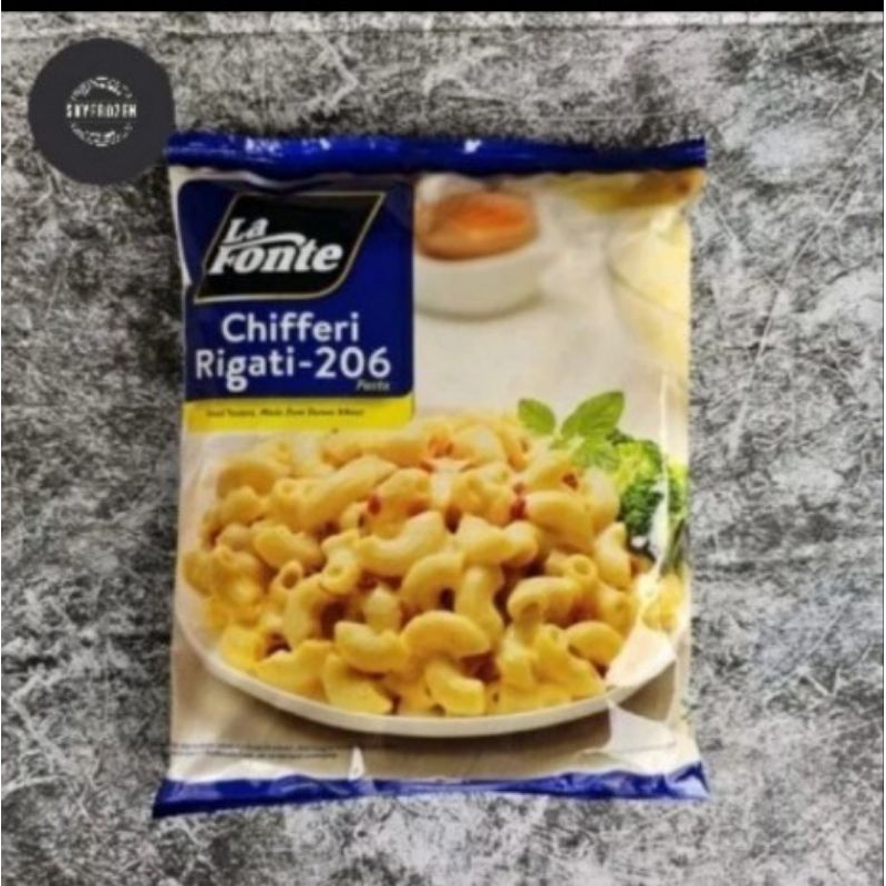 

La Fonte Chifferi Rigati-206 Pasta 450gr Lafonte