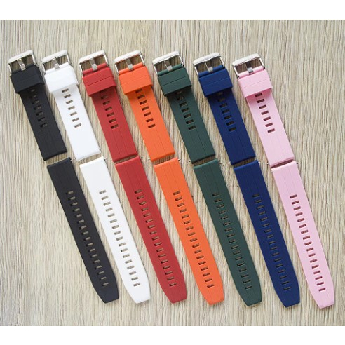 20mm Watch Strap Orange for GT2 Watch 3 Pro Silicone Sport Strap Bracelet Watchband For Samsung Gala