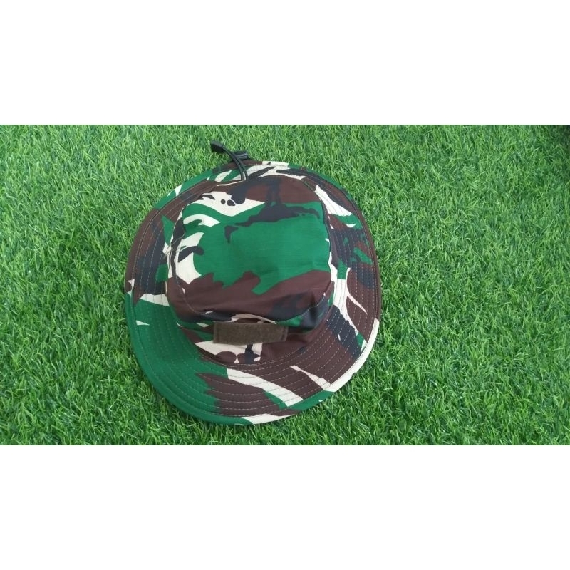 TOPI RIMBA LORENG BAHAN SRITEX.TOPI RIMBA DORENG BAHAN SRITEX.TOPI RIMBA ASLI SRITEX