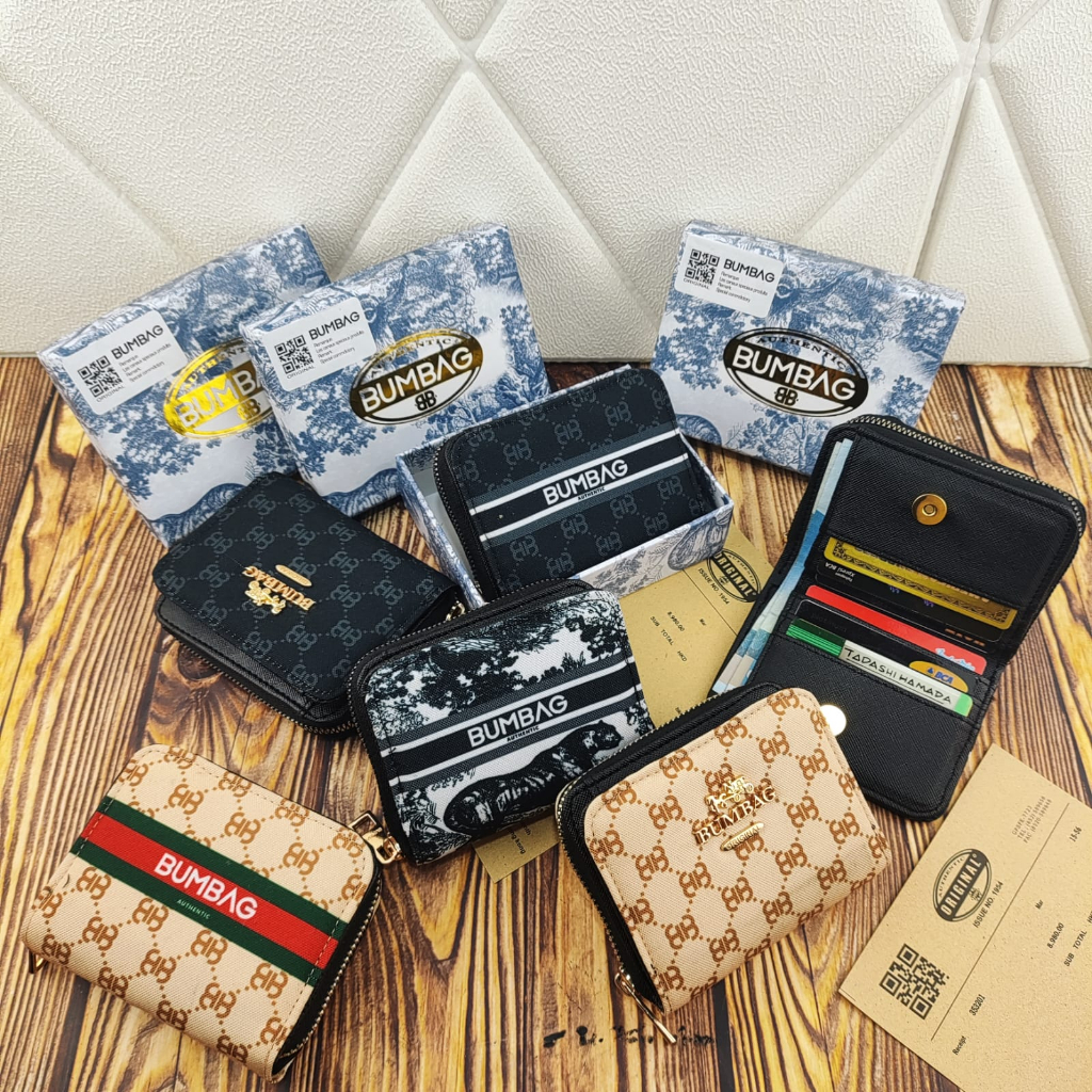 BAMBEG - Dompet MINI Kancing Import FREEBOX - POUCH IMPORT/IMPORT PREMIUM/DOMPET HP/ POUCH KEREN/ PO
