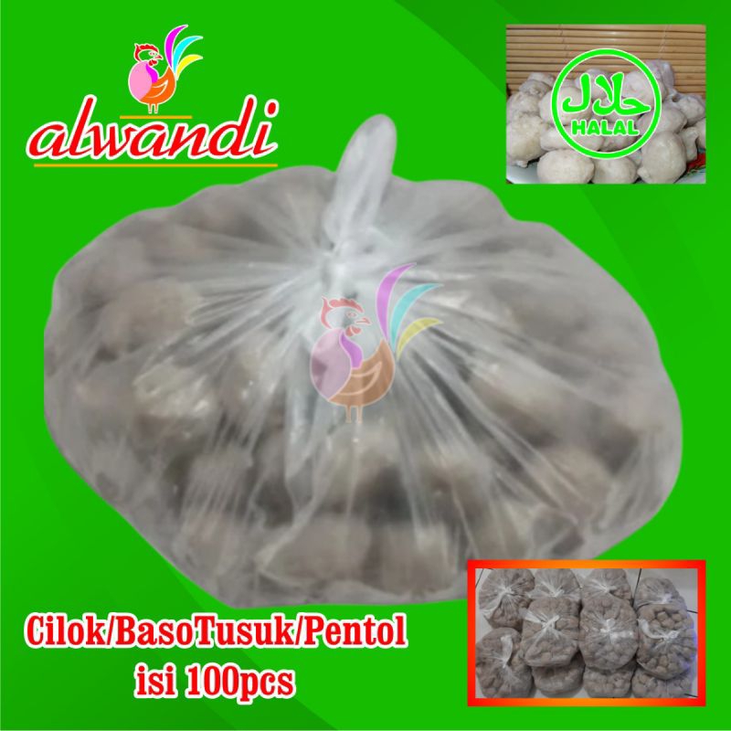

Cilok / Baso Tusuk / Pentol isi 100pcs