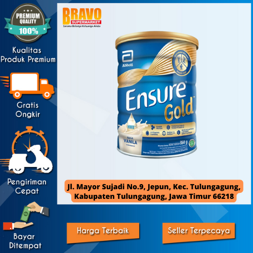 

Bravo Supermarket Tulungagung - Ensure Gold Vanilla 850gr