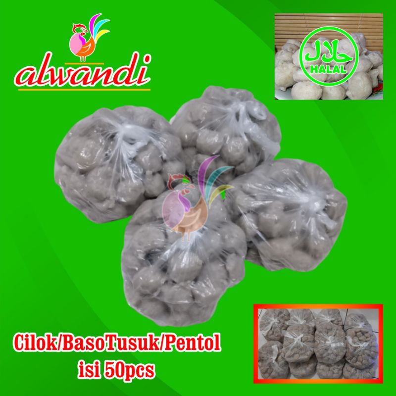 

Cilok / Baso Tusuk / Pentol isi 50pcs