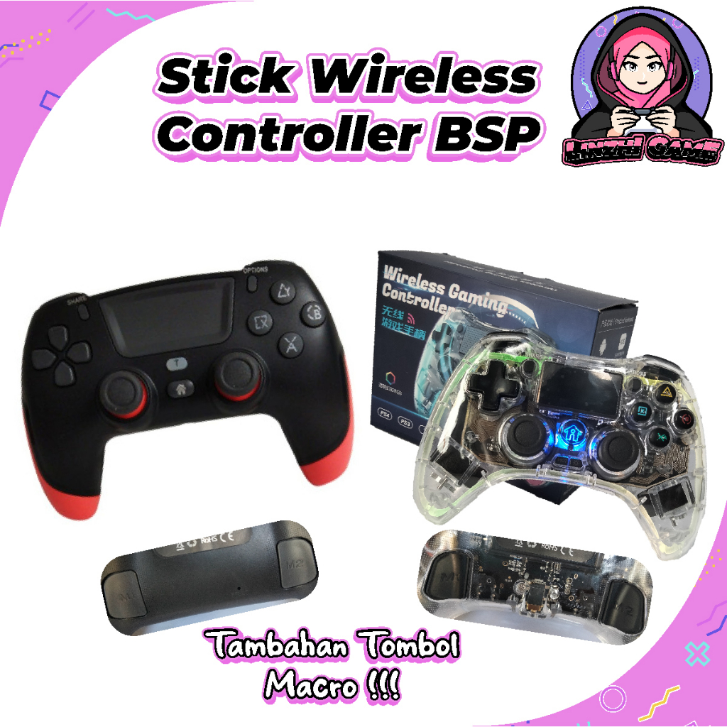 Stik Stick DS4 PS-4 BSP-P06 | BSP-P05 RGB Wireless Gaming Controller